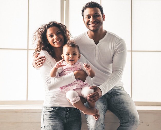 Joyful Family Portrait in Natural Light